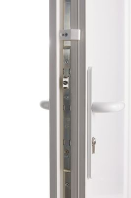 Porte-fenêtre PVC blanc 2 vantaux volet roulant intégré H.215 x l.140 cm CLOSY