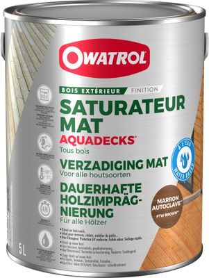 Saturateur AQUADECKS marron Autoclave 5 L - OWATROL