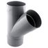 Culotte PVC évacuation 45° femelle/femelle Ø125 - FITT