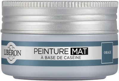 Peinture meuble bois à la caséine mat orage 75 ml LIBERON