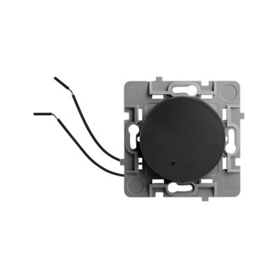 Bouton poussoir avec témoin lumineux noir Casual Evo - DEBFLEX