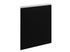 Porte avec poignée intégrée pour meuble de cuisine Mallorca noir mat 70 x 60 cm OFITRES