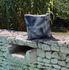 coussins 45x45 cm motif palmier noir PROLOISIRS