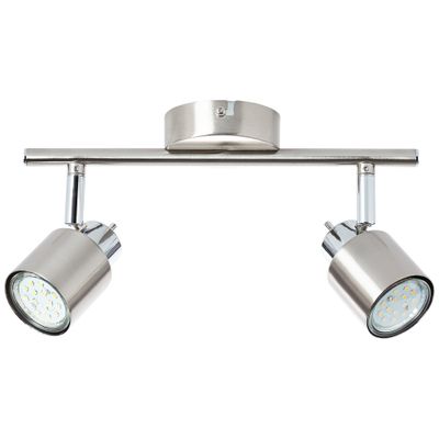 Réglette ANDRES GU10 2x10W aluminium - BRILLIANT