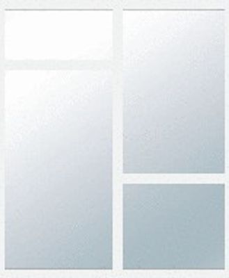 Verrière Concorde Profil Blanc Vitrage Verre Clair L. 865 mm x H. 1125mm YKARIO