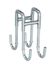 Crochet double acier inox pour porte de douche WENKO