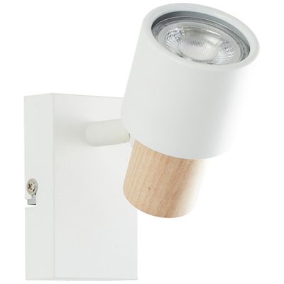 Spot mural GU10 10W blanc - Pini BRILLIANT