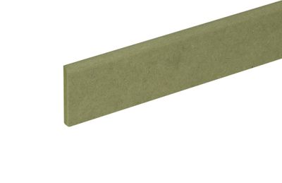 Plinthe à peindre bois MDF hydrofuge - Ép.9 x l.95 mm - L.2.40 m - AJ TIMBER