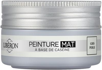 Peinture meuble bois à la caséine mat gris perle 75 ml LIBERON