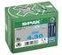 Vis inox tête fraisée T-star 4 x 30 mm par 200 SPAX