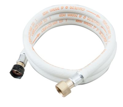 Flexible gaz butane/propane validité 10 ans embouts sertis 1m