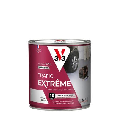 Peinture de sol trafic extrême blanc 0,5 L - V33