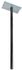Pied de boîte aux lettres cylindrique noir hauteur 115 cm BURG-WÄCHTER