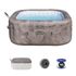 Spa gonflable carré ROME 130 x130 cm hauteur 71 cm 6 personnes - BESTWAY