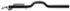 Barre sécurité 16 x 410 mm noir