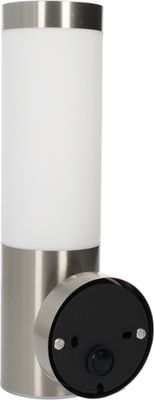 Applique extérieur E27 détecteur de mouvements Arles 2 acier IP44 40W - ARLUX