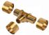 Té à glissement inégal pour tubes PER diamètre 13/16 mm et diamètre 10/12 mm