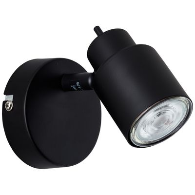 Spot ANDRES GU10 10W noir - BRILLIANT	