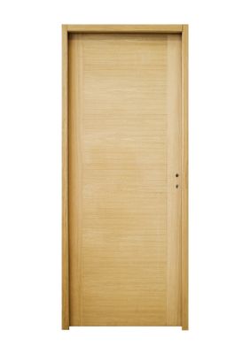 Bloc-porte postformé H.204 x l.93 CM huisserie 90 x 50 décor plaqué chêne EQUINOXE poussant gauche - SMIS