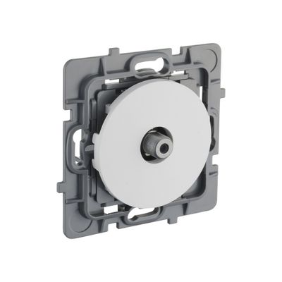 Prise TV type F blanc Casual Evo - DEBFLEX