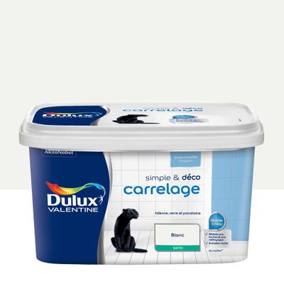 Peinture pour carrelage simple & déco Blanc Satin 2 L - DULUX VALENTINE