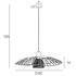 Suspension laiton noir E27 15W Ø58 cm ROMY - COREP