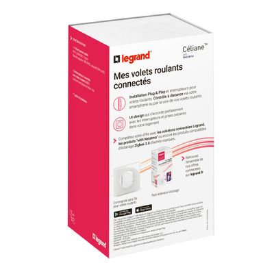 Pack de démarrage volets roulants connectés Noir - Céliane with Netatmo LEGRAND