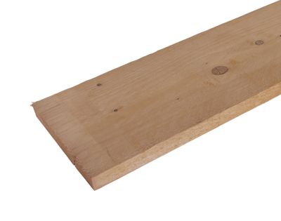 Planche bois sapin rabotée traitée autoclave brun - Ép.18 x l.200 mm - L.2.50 m - MS BOIS