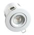 Spot LED encastrable GU10 BBC orientable Blanc - Birdy ARLUX