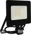 Projecteur extérieur LED détecteur de mouvements Kali noir IP44 2550 lumens blanc neutre - ARLUX
