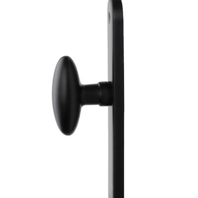 Poignées de porte Chic aluminium noir à clé ALPERTEC