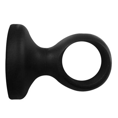 Support à oeil en bois diam 28 mm Finition Noir mat - MOBOIS