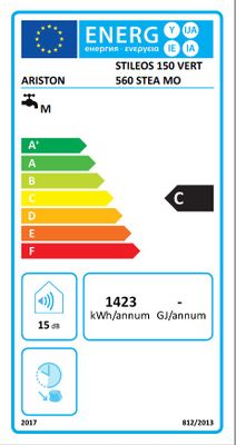 Chauffe-eau électrique 150L vertical stéatite Stileos - ARISTON