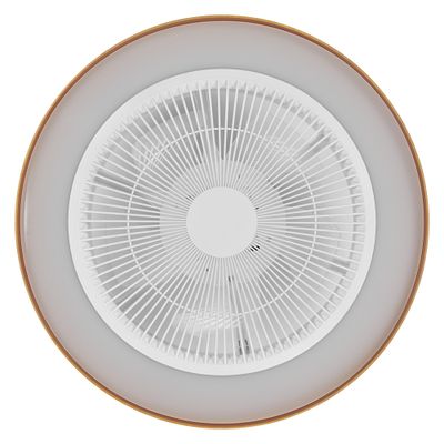 Ventilateur de plafond silencieux avec lumière LED + télécommande Blanc Ø49cm - OSRAM