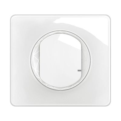 Interrupteur variateur connecté sans neutre + plaque Blanc - Céliane with Netatmo LEGRAND