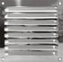 Grille à persiennes inox 150 x 150 mm AUTOGYRE