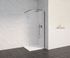 Paroi de douche à l'italienne 90x200 cm profilé noir verre transparent 8 mm Signature - OCEA