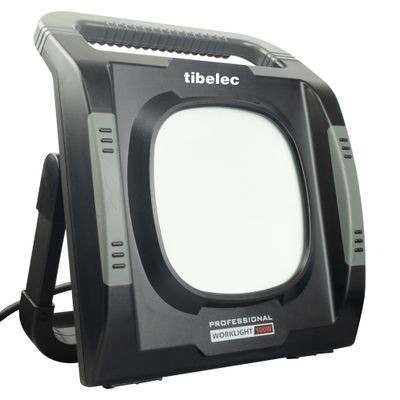 Projecteur de chantier LED puissant IP54 10 800 lumens lumière du jour - TIBELEC