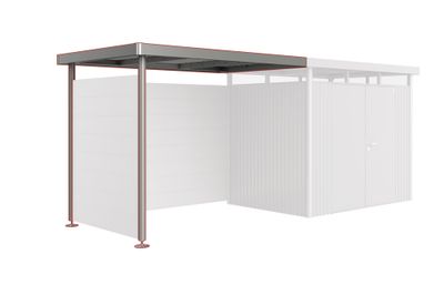 Abri de jardin AVANTGARDE A7 GRISFONCE 2PORTE 6,35m² BIOHORT Livraison à domicile incluse