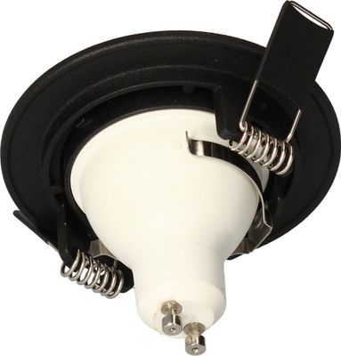 Spots LED encastrables GU10 lumière blanc chaud Noir par 3 - Saphyr ARLUX