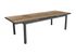 Table de jardin rectangulaire TERAMO en aluminium 180/240x90x77 cm PROLOISIRS
