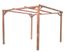 Pergola autoportante en bois traité thermachauffé L 3 x l 2,96 x h 2,35 m, Livraison à domicile incluse - HABRITA