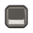 Bouton poussoir inverseur étanche IP55 lumineux + porte-étiquette encastrable Anthracite - Plexo LEGRAND