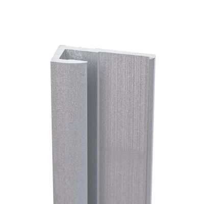 Profilé de finition alu argent pour panneaux muraux 210 cm - SCHULTE