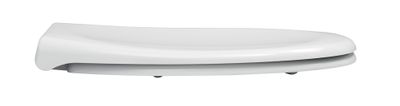 Abattant de WC blanc Esterel premium, frein de chute, déclipsable