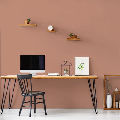 Peinture murs, boiseries et radiateurs ocre wadi velours 2,5L RIPOLIN