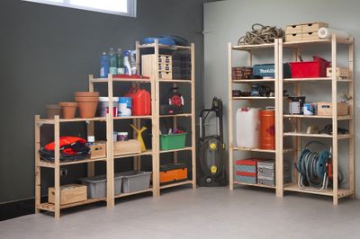 Etagère 5 tablettes pin massif 171 x 65 x 30 cm