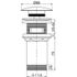 Bonde de lavabo laiton Quick clac sans trop plein 100mm WIRQUIN