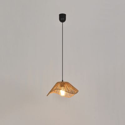 Suspension noir et naturel E27 15W Ø28 Sahara - COREP