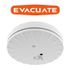 Détecteur de fumée mini NF Autonomie 10 ans - Slim EVACUATE